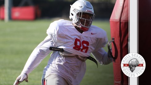 Dre'Mont Jones shakes the March 20 2018 Skull Session