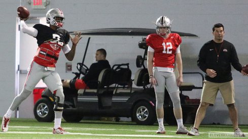 Dwayne Haskins, Matthew Baldwin and Ryan Day