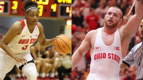 Kelsey Mitchell and Kyle Snyder