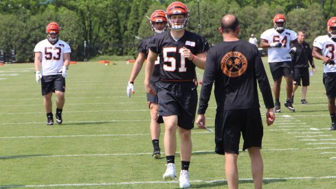 Nick Seme (51), Sam Hubbard (94) and Billy Price (53)