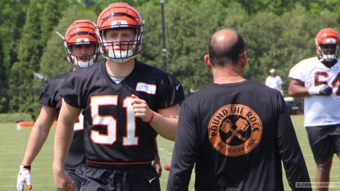 Nick Seme at Cincinnati Bengals rookie minicamp