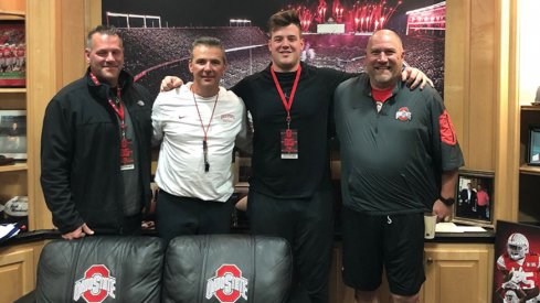 It's looking like an Ohio State vs. Michigan battle for four-star tackle Trevor Keegan.