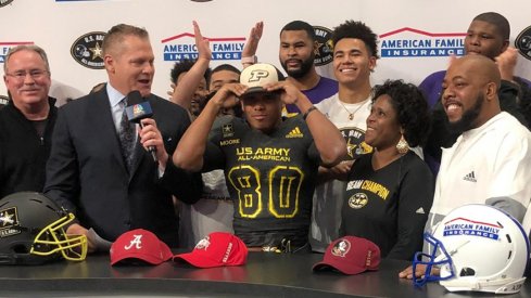 Purdue signee Rondale Moore had offers from all of the national powers.