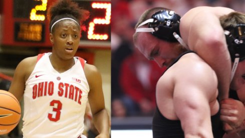 Kelsey Mitchell and Kyle Snyder