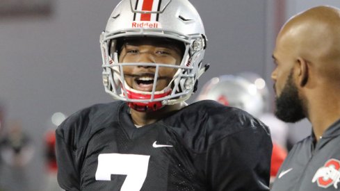 Ohio State acting head coach Ryan Day said Dwayne Haskins has progressed significantly over the offseason.
