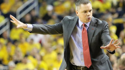 Ohio State basketball coach Chris Holtmann led the Buckeyes to a 25-9 record in 2017-18.