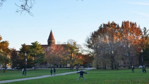 Orton Hall in the Fall