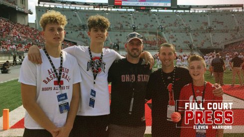 Kalen Etzler (second from the left) and his family