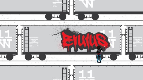 Brutus goes bombing in this week's Game Poster