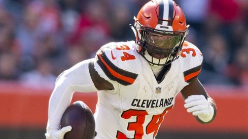 Carlos Hyde is on the move.