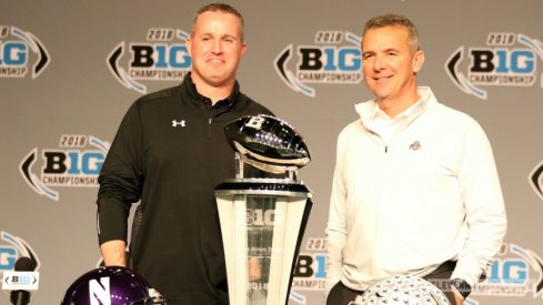 Pat Fitzgerald and Urban Meyer