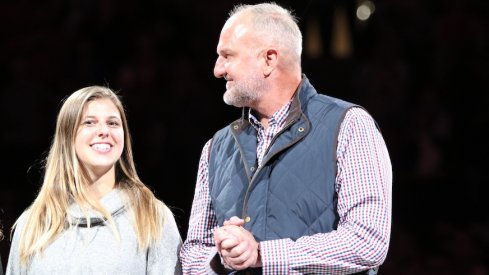 Thad Matta and his daughter