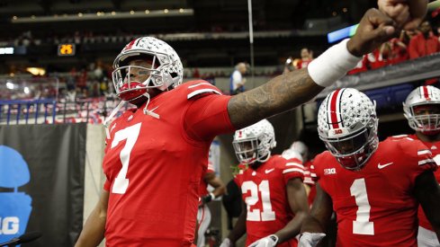 Dwayne Haskins got the scoring started Saturday night in Indy.