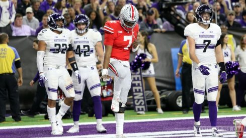 Dwayne Haskins strikes that pose.