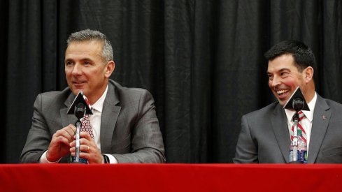 Urban Meyer and Ryan Day