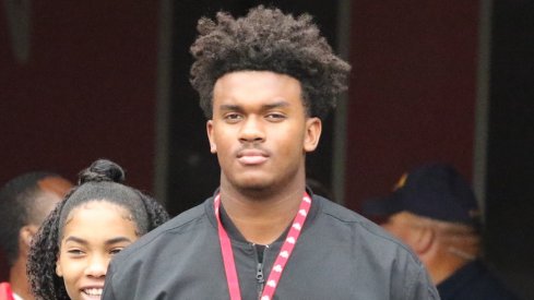 Paris Johnson Jr. is visiting campus.