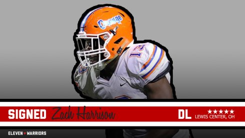 Five-star defensive end Zach Harrison is officially a Buckeye.