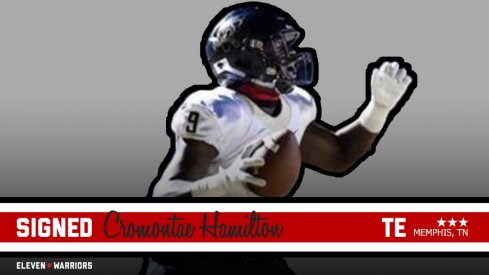 Tight end Cromontae Hamilton signs with Ohio State.