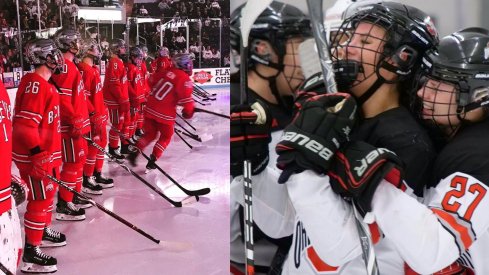 The men's and women's hockey Buckeyes seek more cellies this week as they prepare for Wisconsin and Bemidji State.