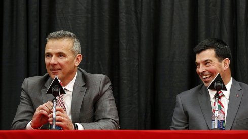 Urban Meyer and Ryan Day