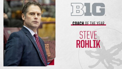 Steve Rohlik was a unanimous selection for his second straight Big Ten coach of the year honor.