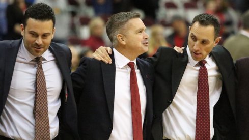 Ryan Pedon, Chris Holtmann and Mike Netti