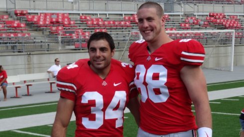 Former Ohio State players Nate Ebner and Reid Fragel