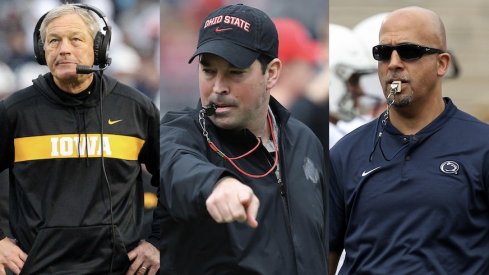 Kirk Ferentz, Ryan Day, James Franklin