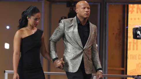 Ryan Shazier and his wife, Michelle