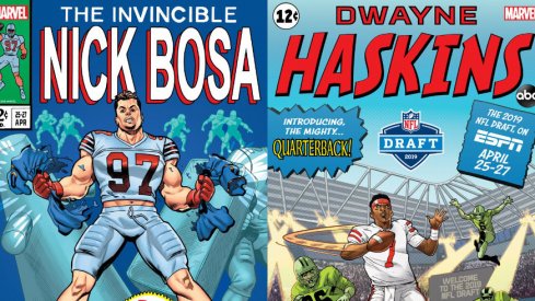 Dwayne Haskins and Nick Bosa are Iconic Comic Books.