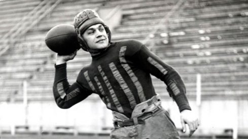 Chic Harley scored on a long touchdown run and recorded four interceptions in Ohio State's 13-3 win over Michigan in 1919.