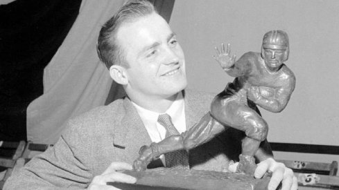 Les Horvath captured Ohio State's first Heisman Trophy in leading the Buckeyes to a perfect 9-0 record in 1944.