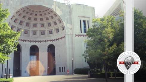 Ohio Stadium is ready in today's skull session.