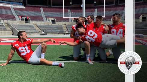 The specialists are having fun in today's skull session.