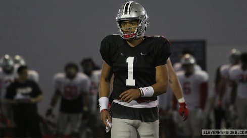 Ohio State quarterback Justin Fields 