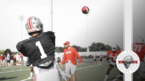 Justin Fields is almost Ohio State's starting quarterback in today's skull session.