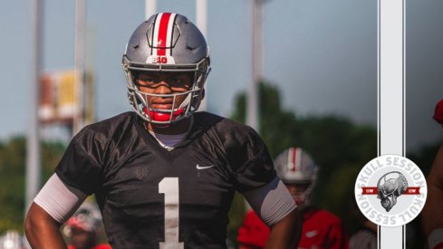 Justin Fields is QB1 in today's skull session.