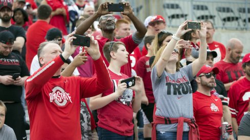 Ohio State fans at Ohio Stadium