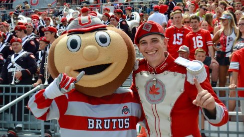 Brutus Buckeye and Friend