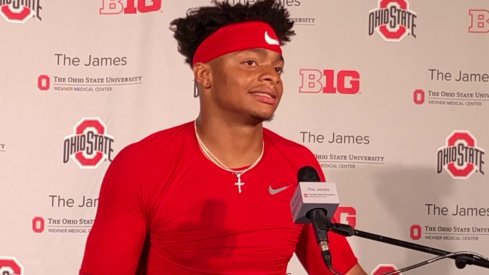Justin Fields discusses the win.