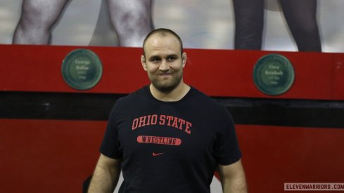 Tervel Dlagnev in a black shirt