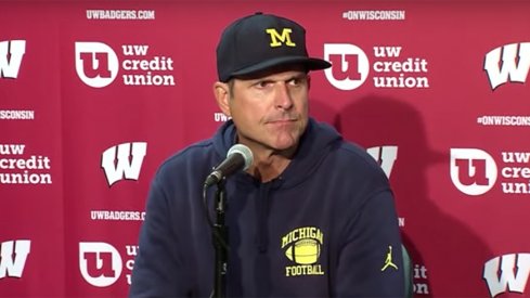 Jim Harbaugh failed once again against the No. 13 Badgers in Madison.