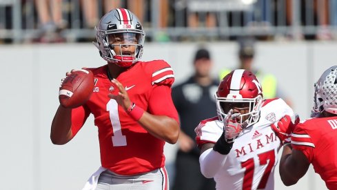 Justin Fields had himself a day.