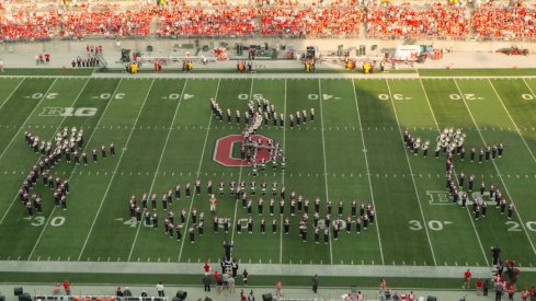 The Ohio State Marching Band plays hits from modern day movie musicals.