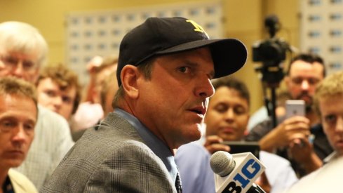 Current head Michigan football coach Jim Harbaugh