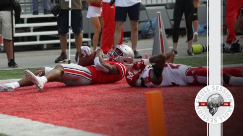 Touchdown Garrett Wilson in today's Skull Session.