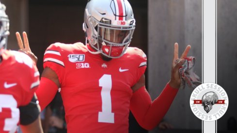 Jeff Okudah is throwing it up in today's skull session.