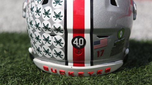 Ohio State helmet. 