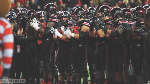 Ohio State's breaking out the black uniforms.