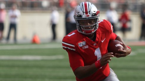 Justin Fields' is officially a heisman contender.